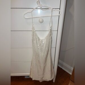 Princess Polly White Sequin Dress